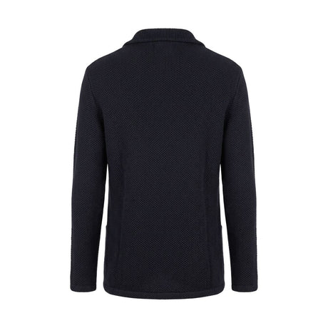 Roberto Pepe Luxury Blue Wool Men's Sweater
