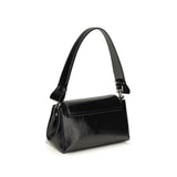 Vivienne Westwood Black Calf Leather Bos Taurus Shoulder Bag