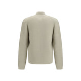 C.P. Company Beige Wool Oves Aries Cardigan