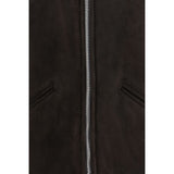 Valstar Brown Lamb Ovis Aries Leather Jacket