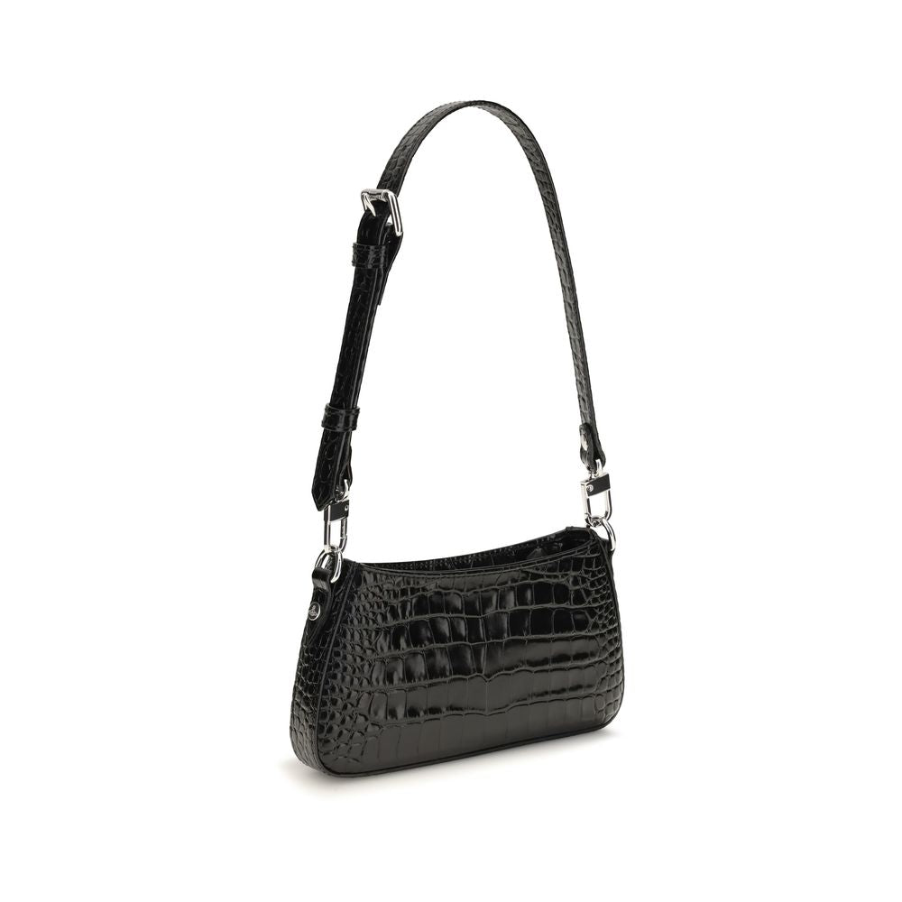 Vivienne Westwood Black Calf Leather Bos Taurus Shoulder Bag