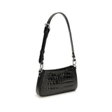 Vivienne Westwood Black Calf Leather Bos Taurus Shoulder Bag