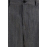 Valentino Garavani Gray Wool Oves Aries Dress Pants
