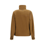 Saint Laurent Brown Cotton Bomber