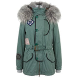 Mr&Mrs Italy Green Cotton Women's Jacket