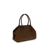 THEMOIRè Brown Suede Leather Handbag