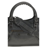 Balenciaga Gray Lamb Ovis Aries Shoulder Bag