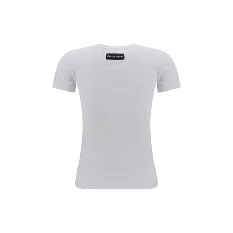 Marine Serre White Cotton T-Shirt
