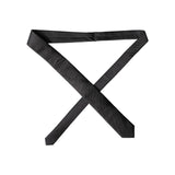 Dolce & Gabbana Black Solid 100% Silk Adjustable Men Tied Necktie Tie