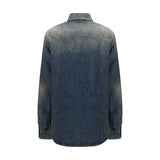 Fendi Blue Denim Shirt