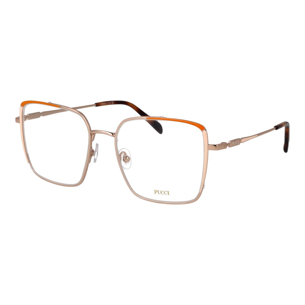 Emilio Pucci Rose Gold Metal Glasses (Frames)