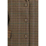 Ganni Brown Recycled Wool Blazer