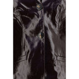 Ganni Bordeaux Polyethylene Full-Length Jacket