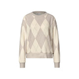 Street One Beige Polyester Sweatshirt