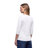 Street One White Cotton Long Sleeve T-Shirt