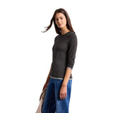 Street One Brown Cotton Long Sleeve T-Shirt