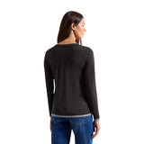 Street One Brown Cotton Long Sleeve T-Shirt