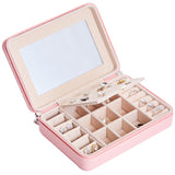 New Portable PU Minimalist Jewelry Organizer Box