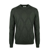 Roberto Pepe Luxury Green Wool Men's Sweater