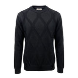Roberto Pepe Luxury Black Wool Men Sweater