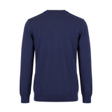 Roberto Pepe Luxury Blue Wool Men Sweater