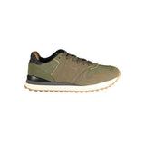 Gas Brown Polyurethane Men's Sneaker