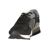 Gas Black Polyurethane Men's Sneaker