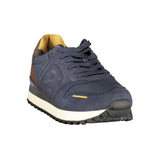 Gas Blue Polyurethane Men's Sneaker