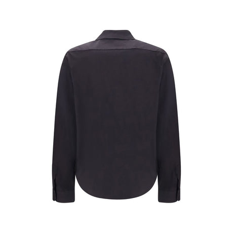 Miu Miu Black Cotton Dress Shirt