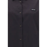 Miu Miu Black Cotton Dress Shirt