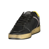 Gas Black Polyurethane Men's Sneaker