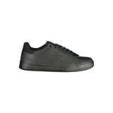 Gas Black Polyurethane Men's Sneaker