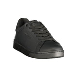 Gas Black Polyurethane Men's Sneaker