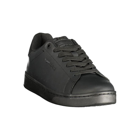 Gas Black Polyurethane Men's Sneaker