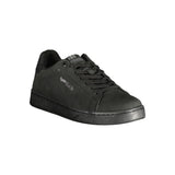 Gas Black Polyurethane Men's Sneaker