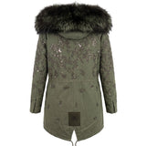 Mr&Mrs Italy Green Cotton Women Jacket