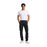 Lyle & Scott Black Cotton Cargo Pants