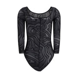 Emilio Pucci Black Polyamide Bodysuit