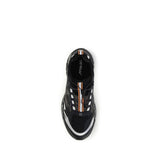 Off-White Black Polyester Athletic Sneakers