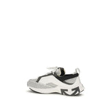 Off-White Multicolor Fabric Athletic Sneakers