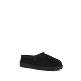 UGG Black Suede Leather Mules
