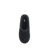 UGG Black Suede Leather Mules
