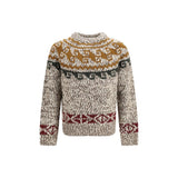 Moncler Grenoble Beige Wool Oves Aries Sweatshirt