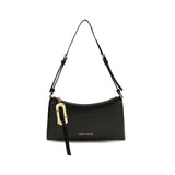 Marc Jacobs Black Calf Leather Bos Taurus Shoulder Bag