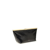 Jimmy Choo Black Calf Leather Bos Taurus Clutch Bag