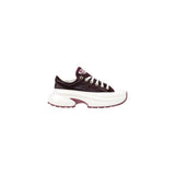 Converse Bordeaux Leather Chunky Sneakers