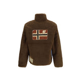 Napapijri Brown Polyester Sweatshirt