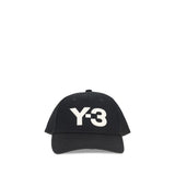 Y-3 Black Cotton Cap (Baseball Hat)