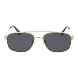 Polaroid Gold Metal Sunglasses