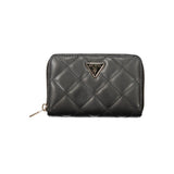Guess Jeans Nero Poliuretano Women's Wallet